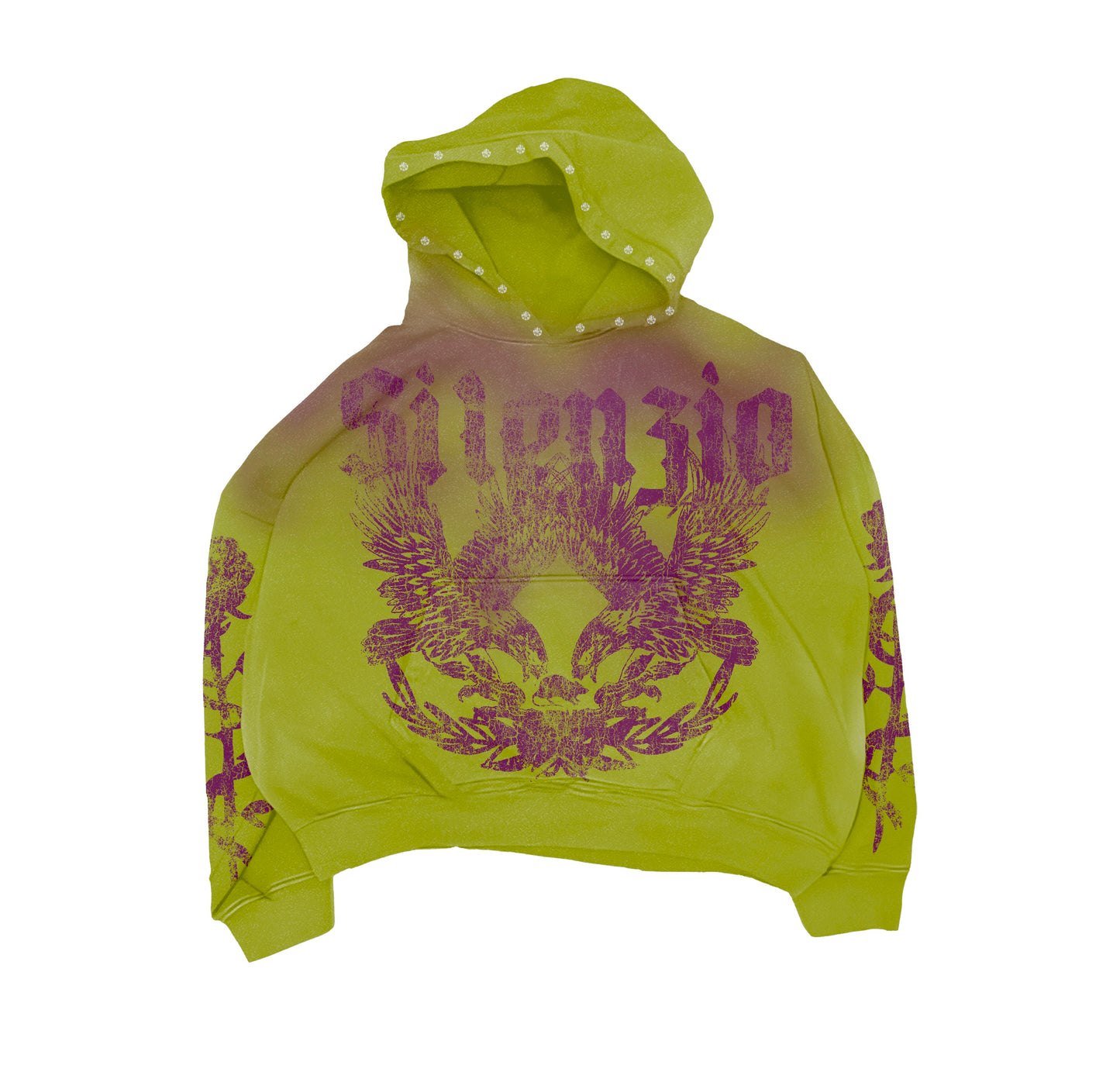 Light Olive Eagle Hoodie