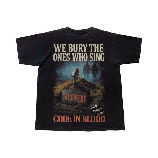 Silenzio Code In Blood Tee