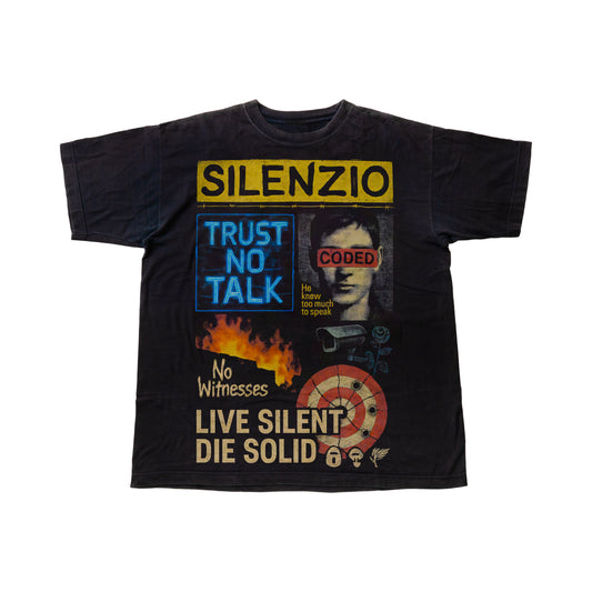 Silenzio Live Silent Die Loud Tee