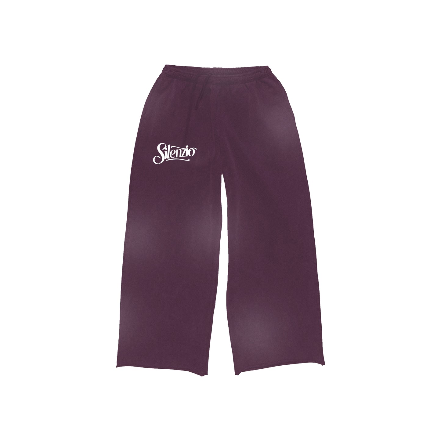 SILENZIO DISTRESSED PANTS BURGUNDY