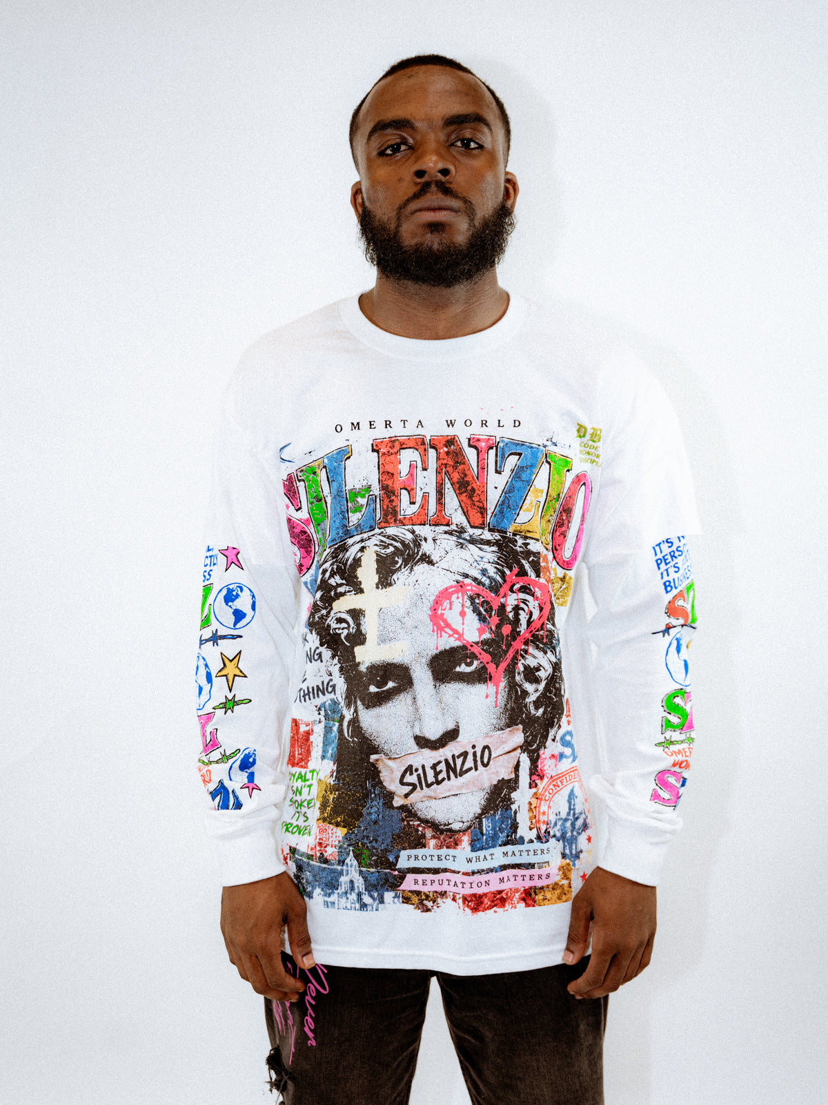 OMERTÀ WORLD LAYERED TEE